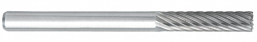Cylinder Bur SB, Flat End, 1/8", Carbide