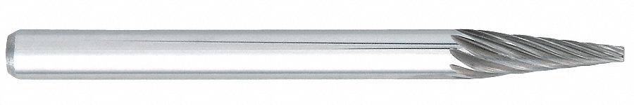Cone Bur, Pointed End, 3.00mm, Carbide