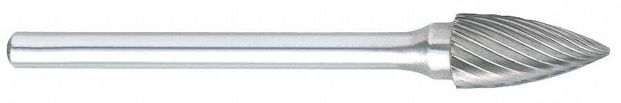 Tree Bur SG, Single Cut, 1/4"