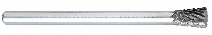 Inverted Cone Bur, 3/16", "Carbide