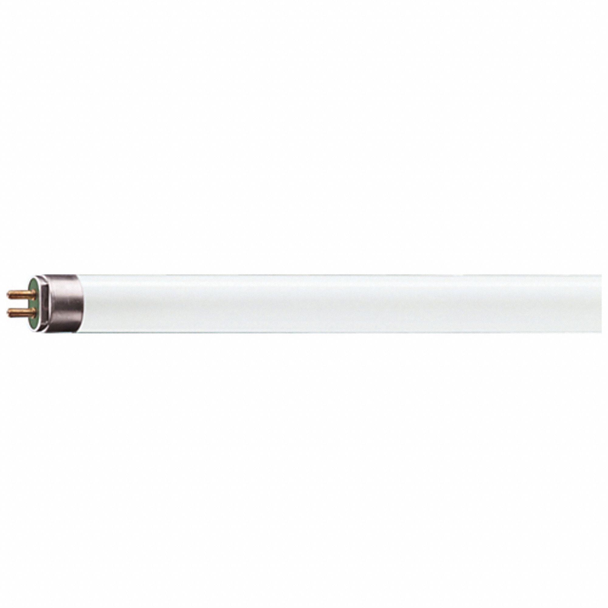 Linear Fluorescent Bulb: 5 ft Nominal Lg, T5, 35.5 W Watt, 3000K, 3, 650 lm Light Output