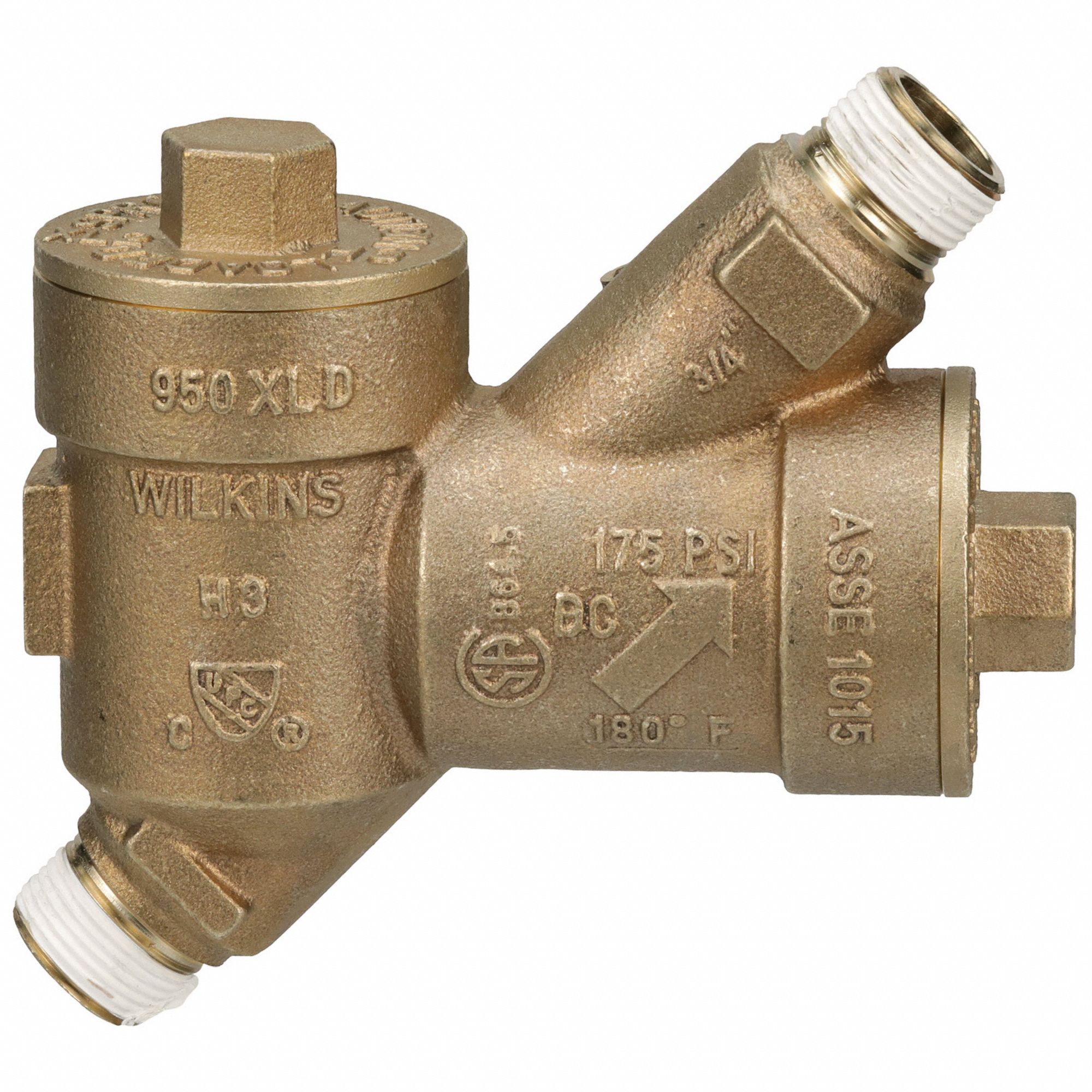 ZURN WILKINS, 950XL, 3/4 in Pipe Size, Backflow Preventer - 801HH6