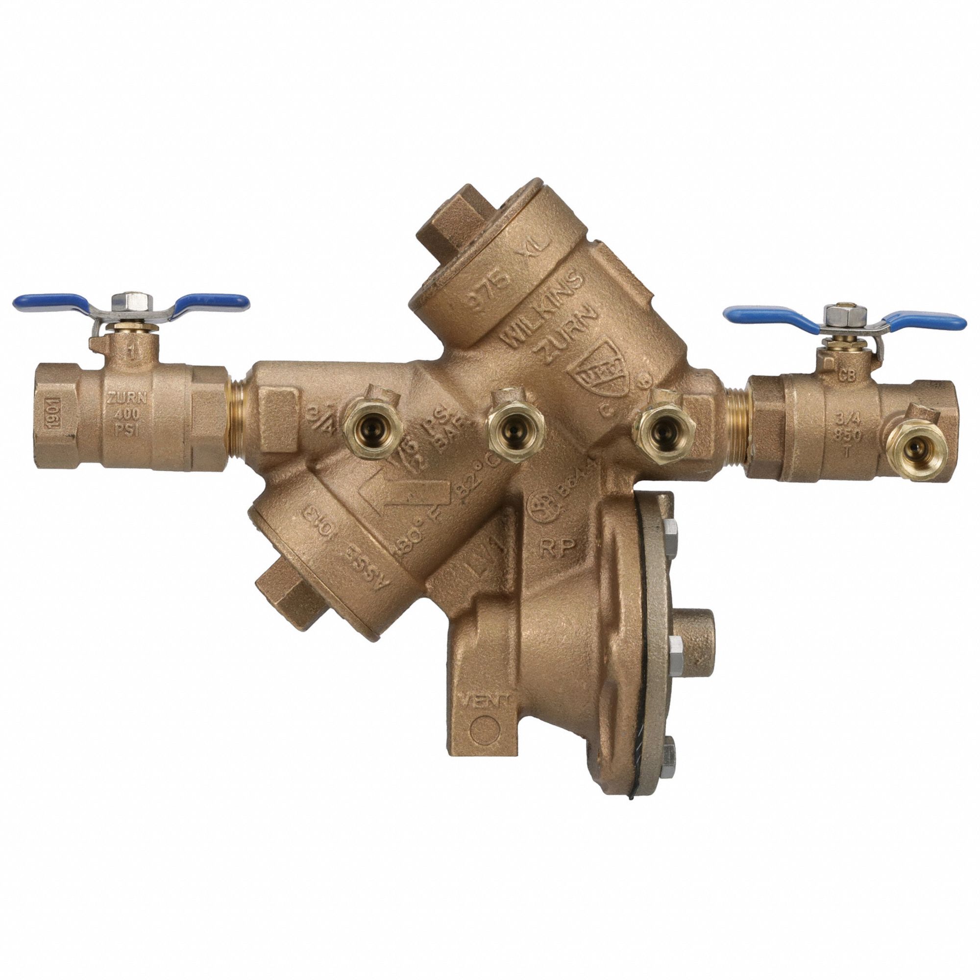 ZURN WILKINS 975XL, 3/4 in, Backflow Preventer - 801HH8|34-975XLD ...