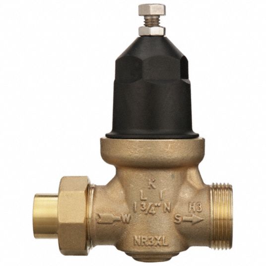 ZURN WILKINS, Lead Free Bronze, 3/4 in, Water Pressure Reducing Valve ...