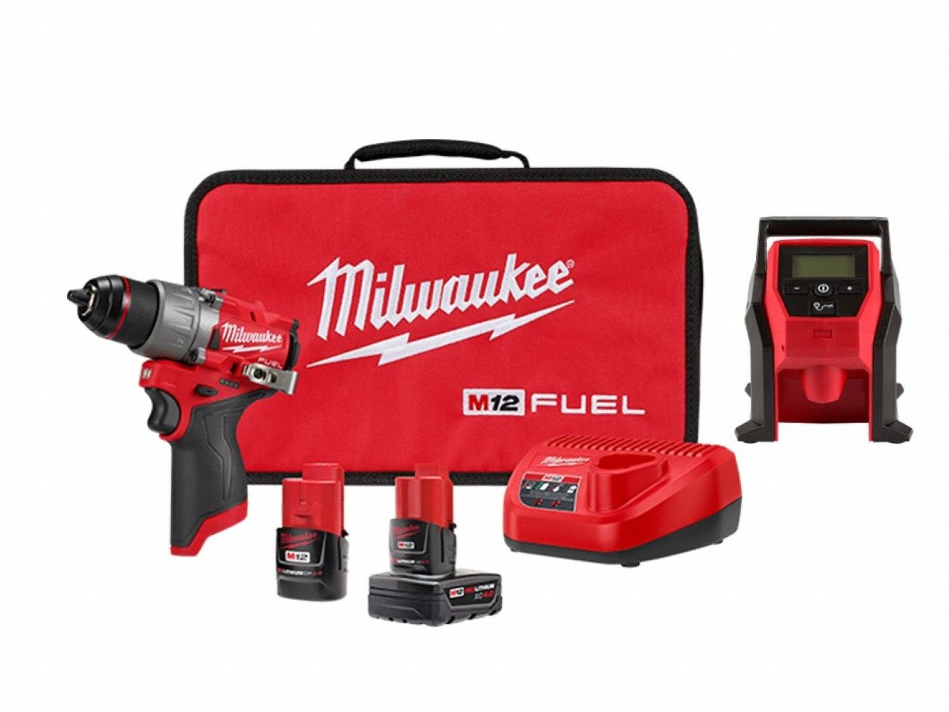 M12 FUEL 1Drill/Driver Kit +M12 Inflator