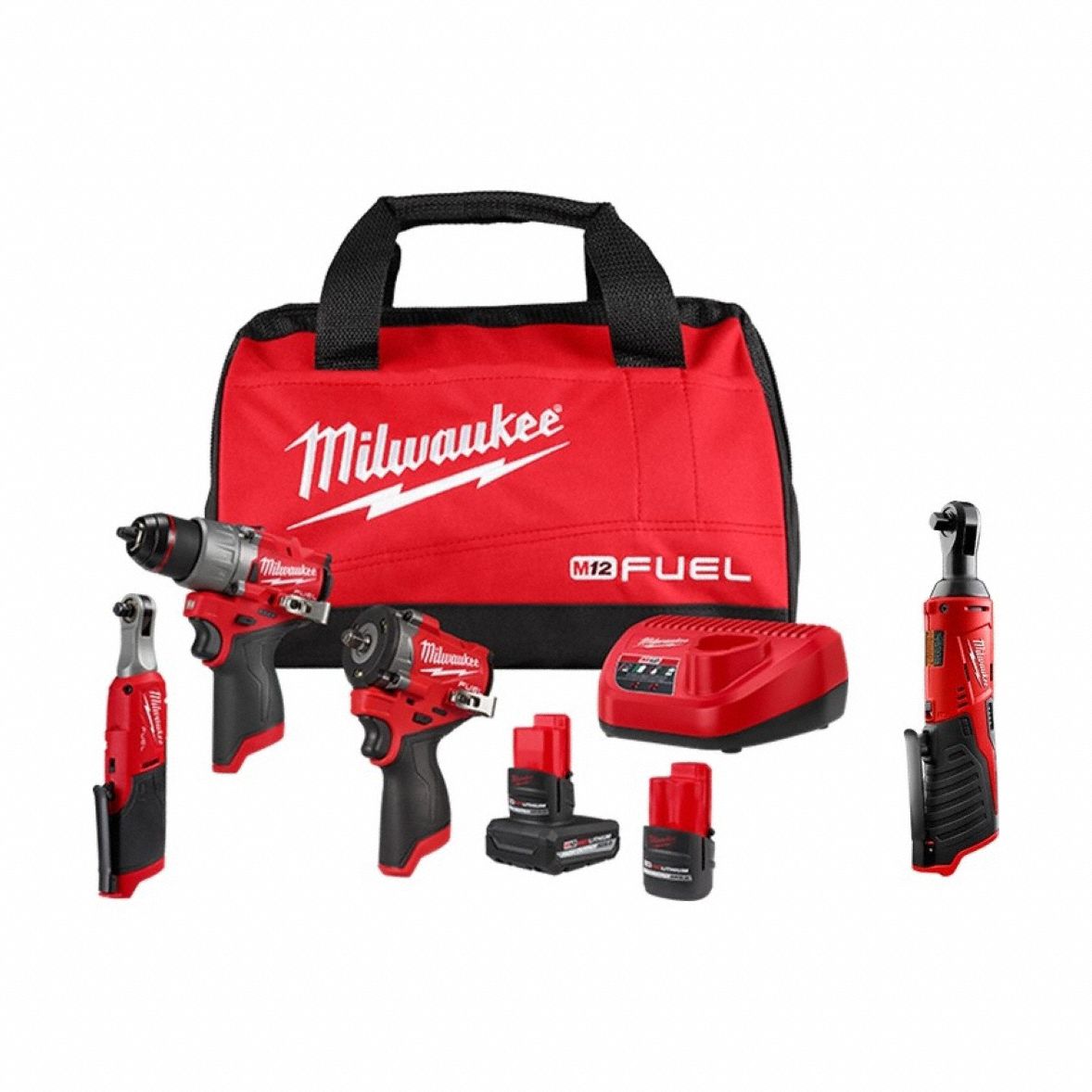 M12 FUEL Combo Kit + M12 3/8 Ratchet