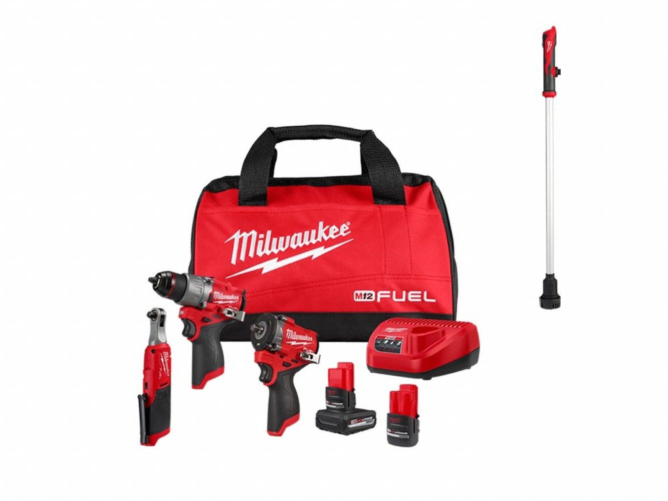 M12 FUEL 3-Tool Kit + M12 Stick Pump