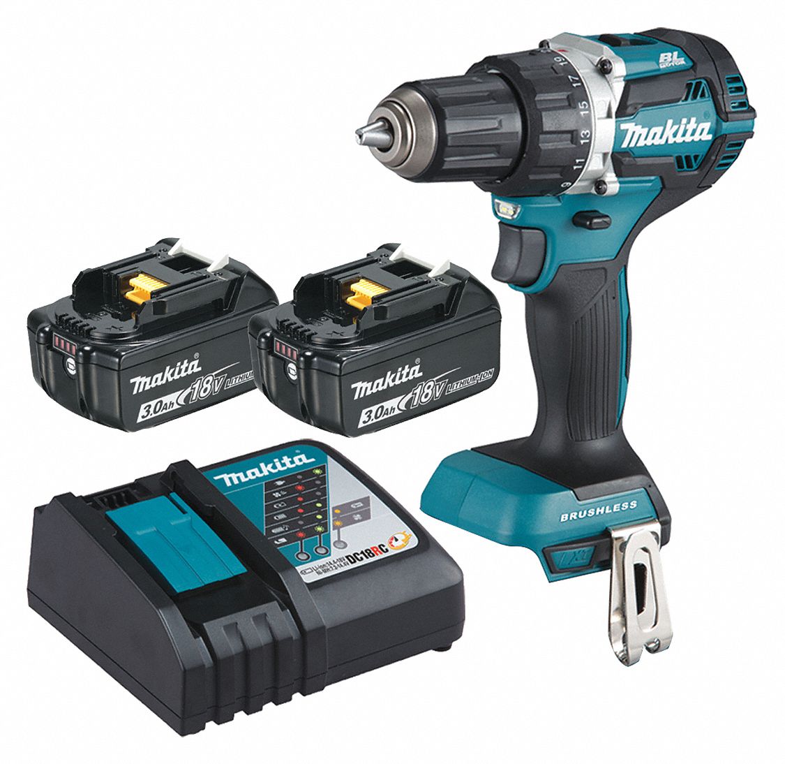 Kit de Taladro Inalámbrico, 18.0, Sí, 2000 rpm, 2