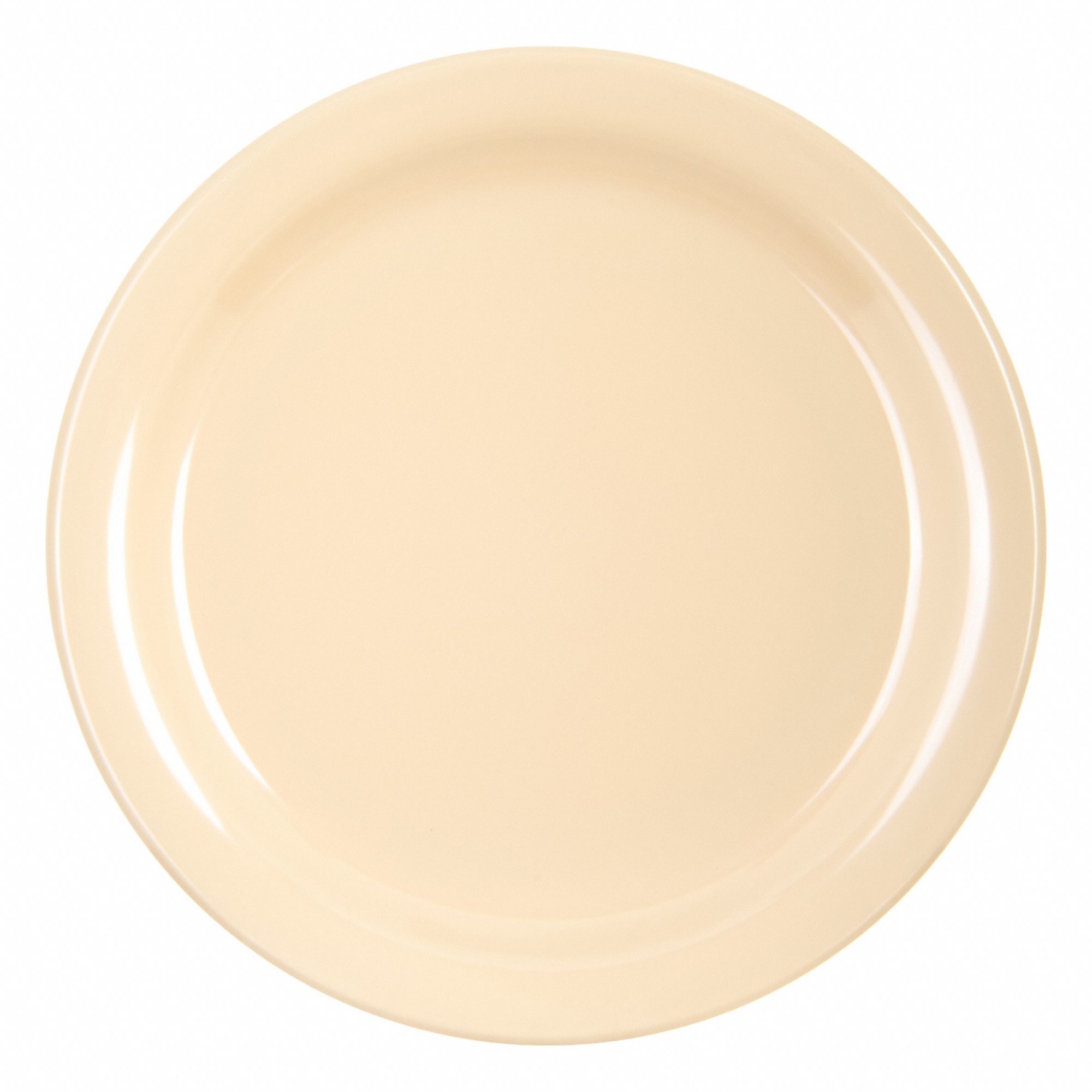 Dinner Plate: Dallas Ware, Tan, Melamine, 8 7/8 in Dia, 3/4 in Overall Ht, Beige