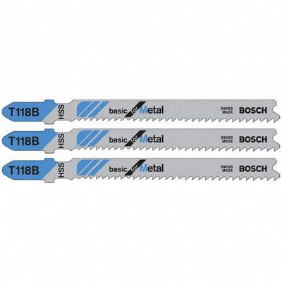 T-Shank Jig Saw Blades, PK 3