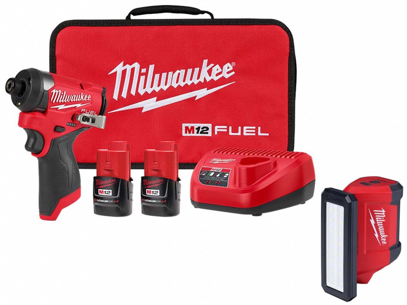 Impact Driver Kit and Light 3600 RPM