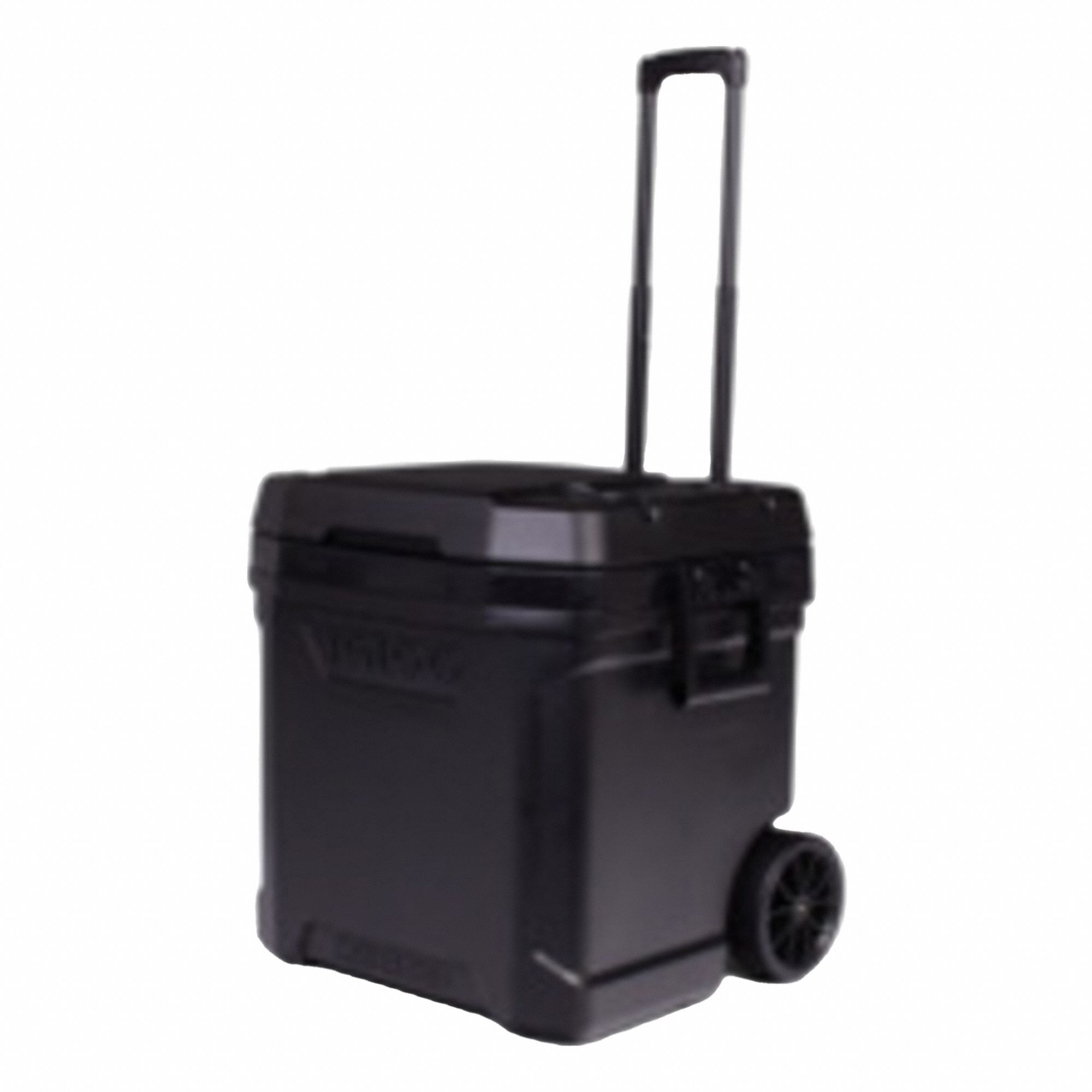 Roller Chest Cooler: Black, 98 Cans, 62 qt Cooler Capacity, 5 day Ice Retention