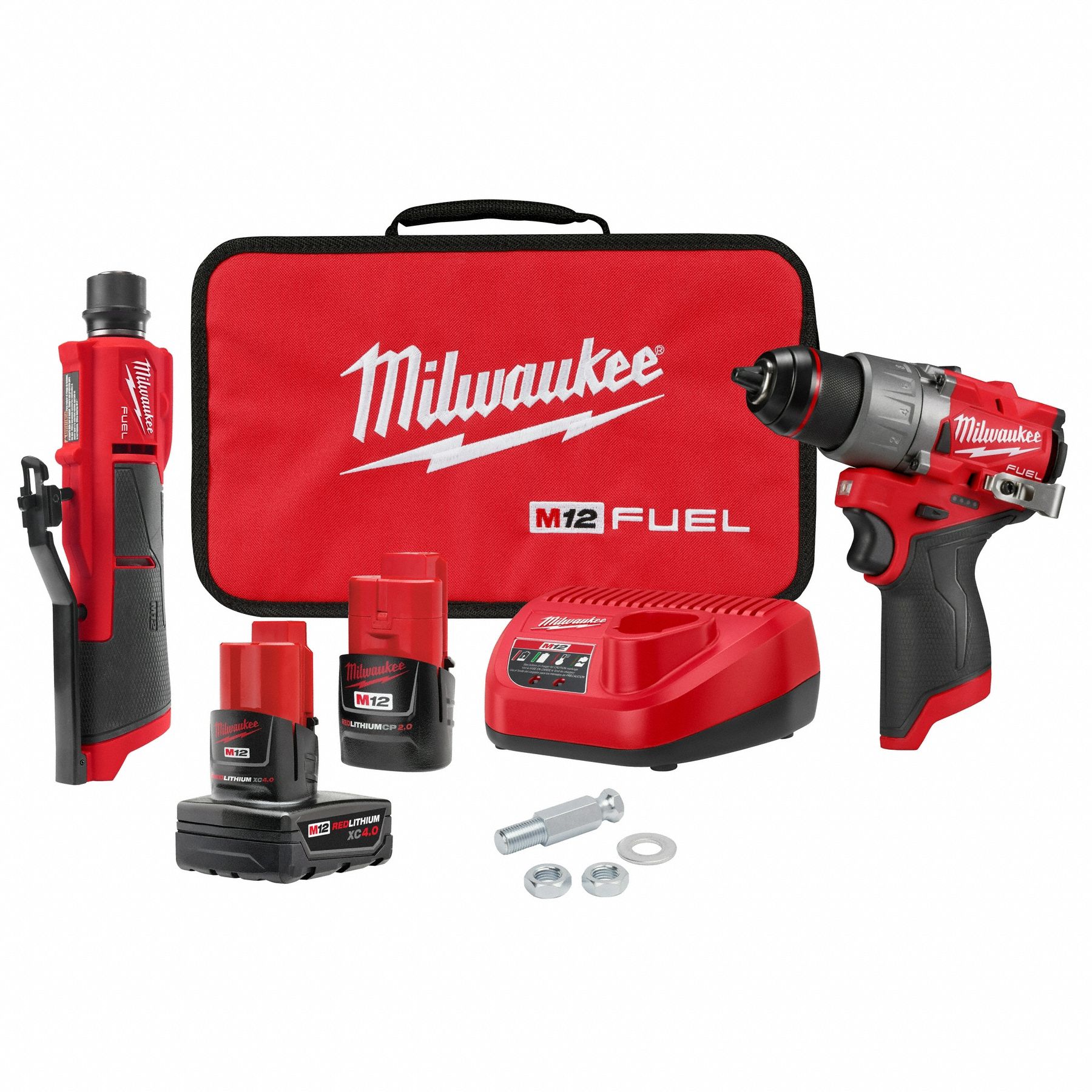 MILWAUKEE, 12 V Volt, 2 Tools, Cordless Combination Kit - 794JK1|3459 ...