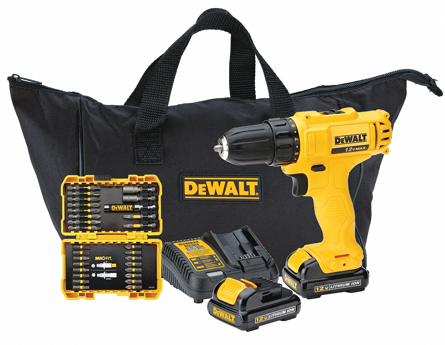 Kit de Taladro Inalámbrico, 12.0, No, 1500 rpm, 2