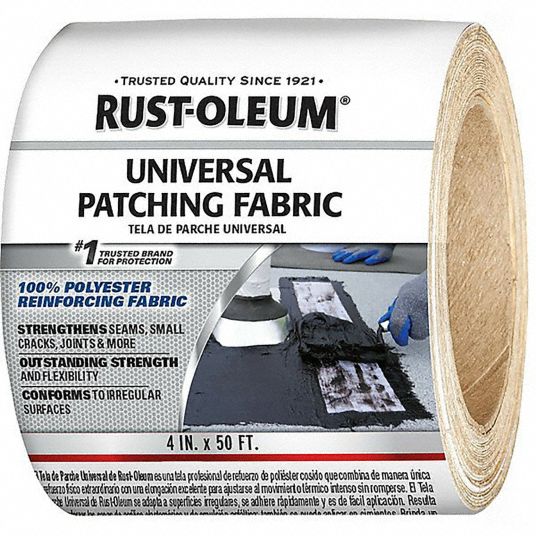 RUSTOLEUM, Roof Repair Fabrics, Asphalt, Roof Repair Fabric 811R70346239 Grainger