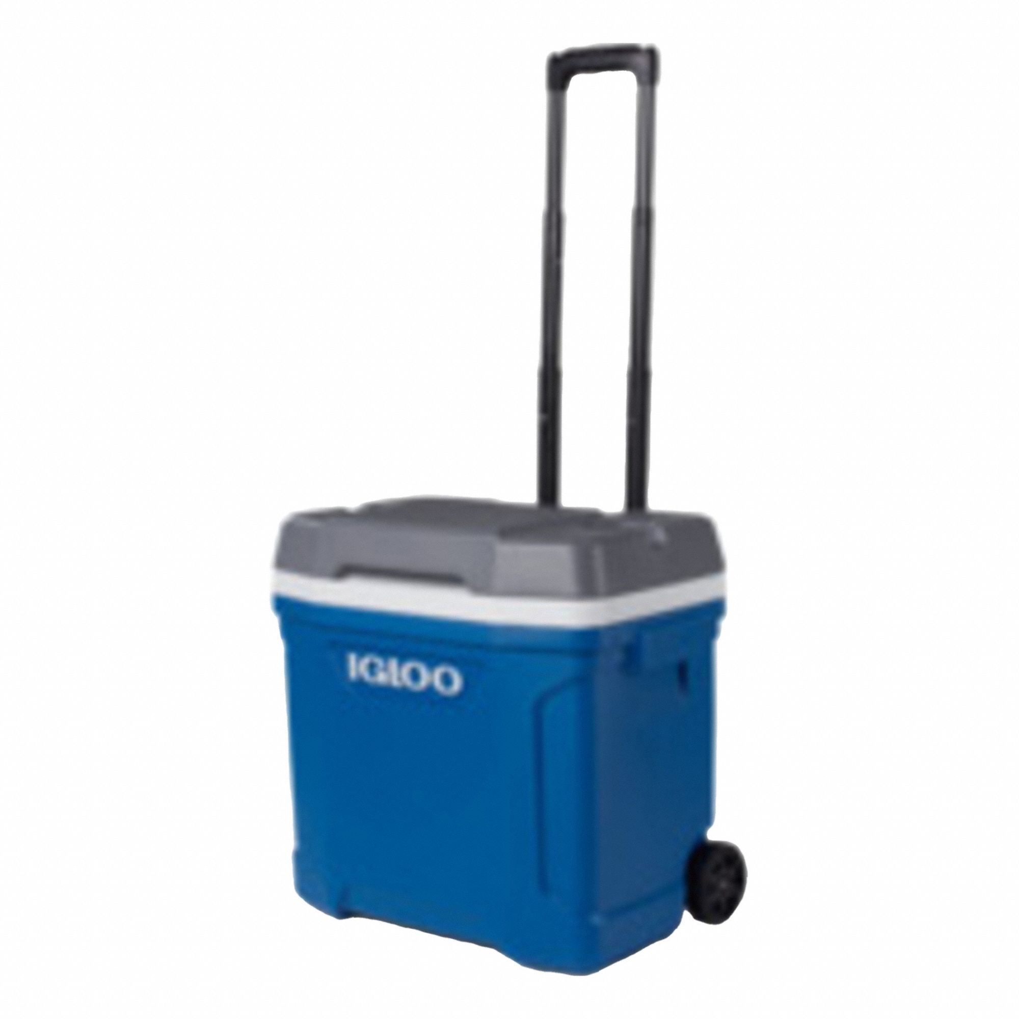 Roller Chest Cooler: Blue, 42 Cans, 30 qt Cooler Capacity, 3 day Ice Retention