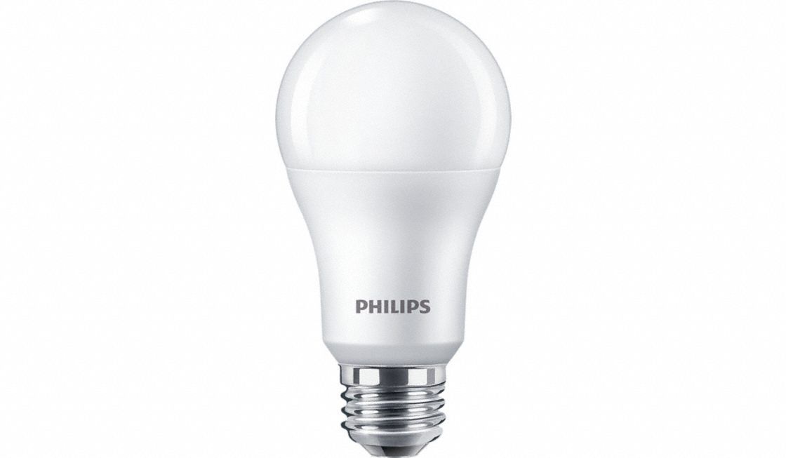 Compact LED Lamp: Medium Screw (E26), LED, (A) Classic, A19, 14 W Watt, 3000K, Frosted, A19