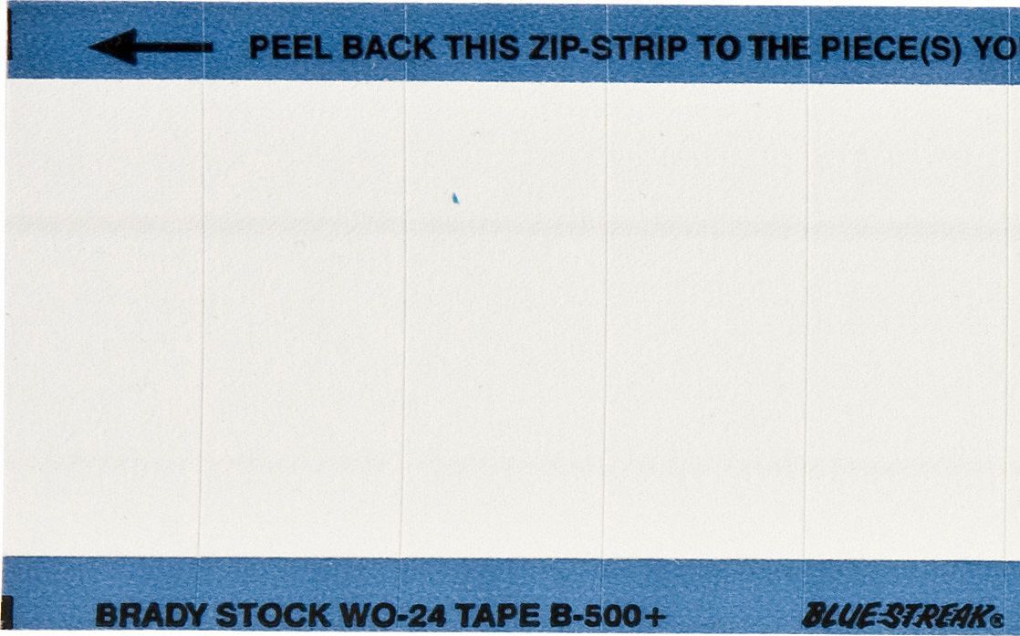 InspectionLabel White VinylCloth PK25