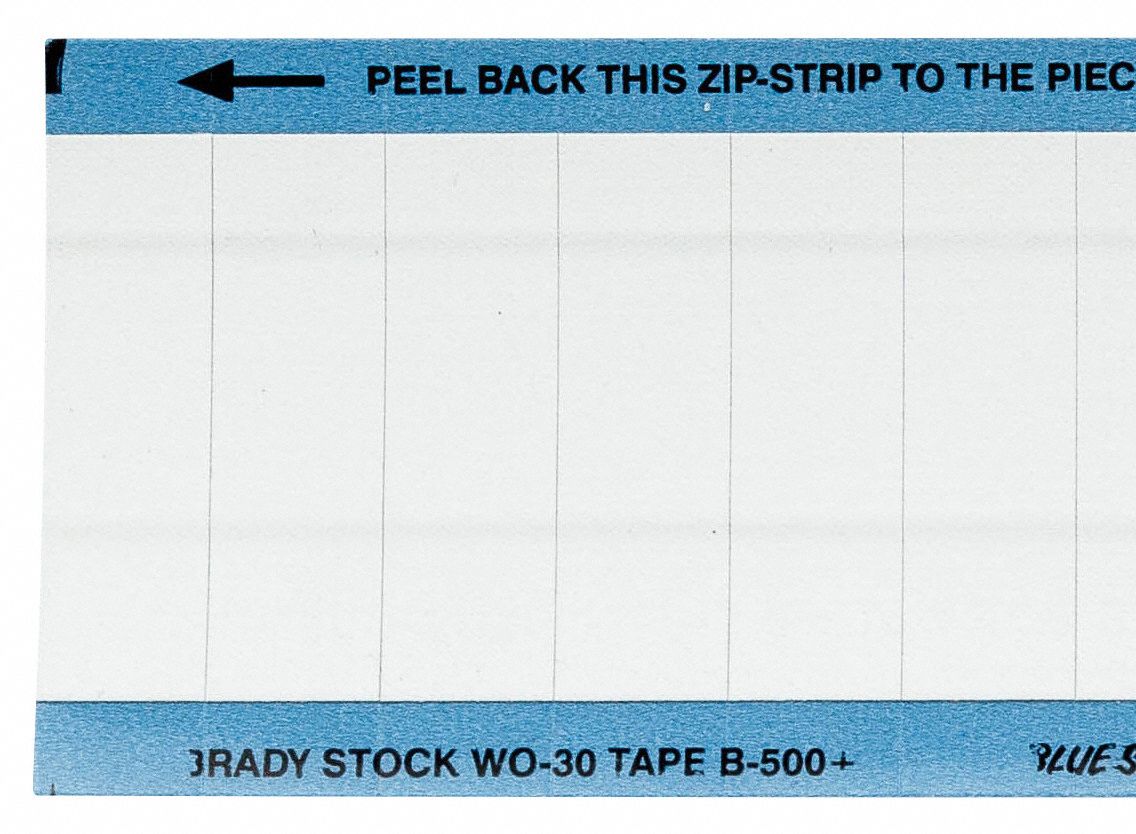 InspectionLabel White VinylCloth PK25