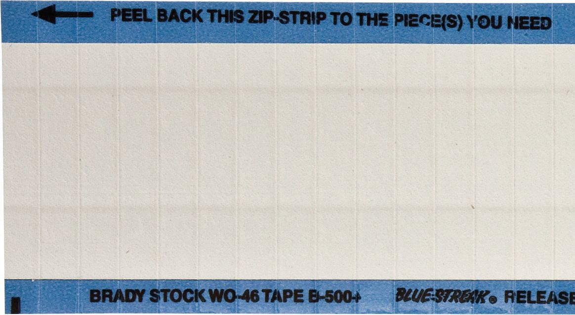 InspectionLabel White VinylCloth PK25