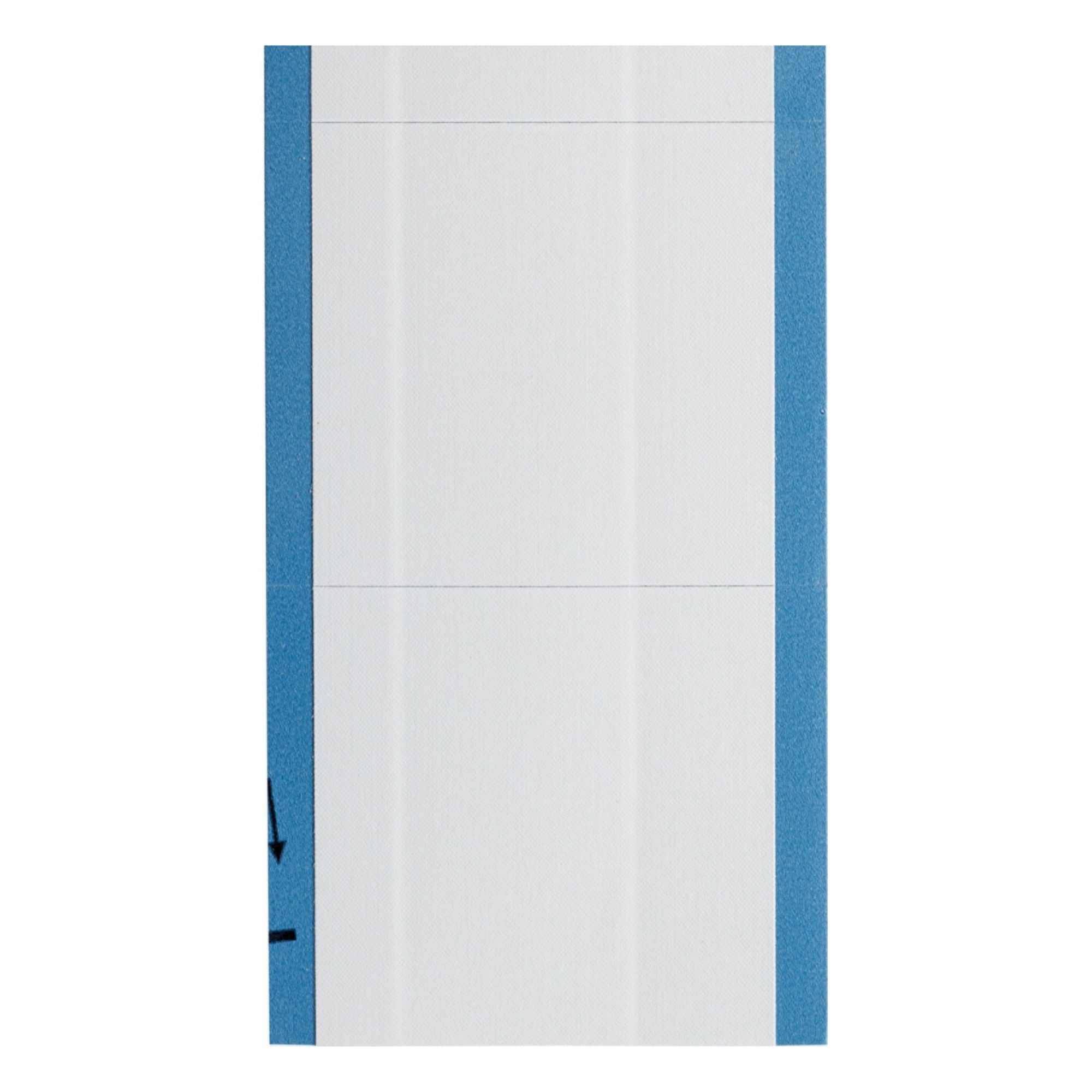 Inspection Label: 2 1/4 in Wd, 2 1/8 in Ht, White, Rectangle, Matte, Vinyl Cloth, Indoor, 25 PK