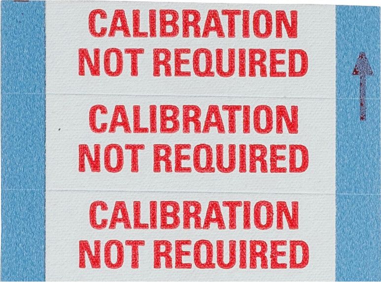 CalibrationLabel Red/Silver PK25