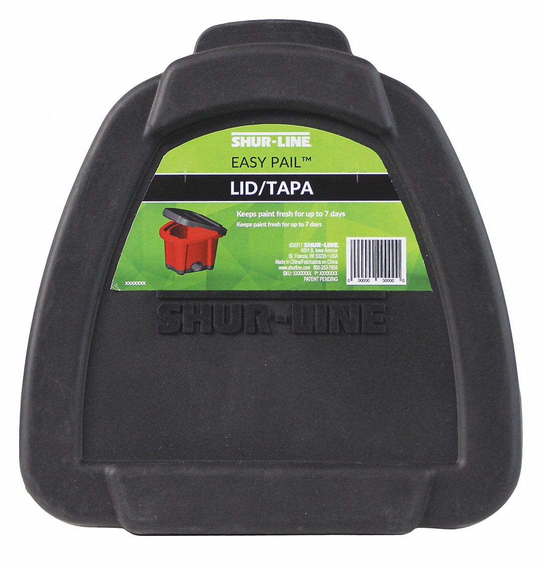 Paint Pail Lid Black