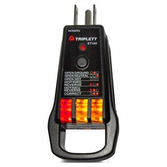 TRIPLETT, GFCI Testers/Receptacle Testers, CE, Receptacle