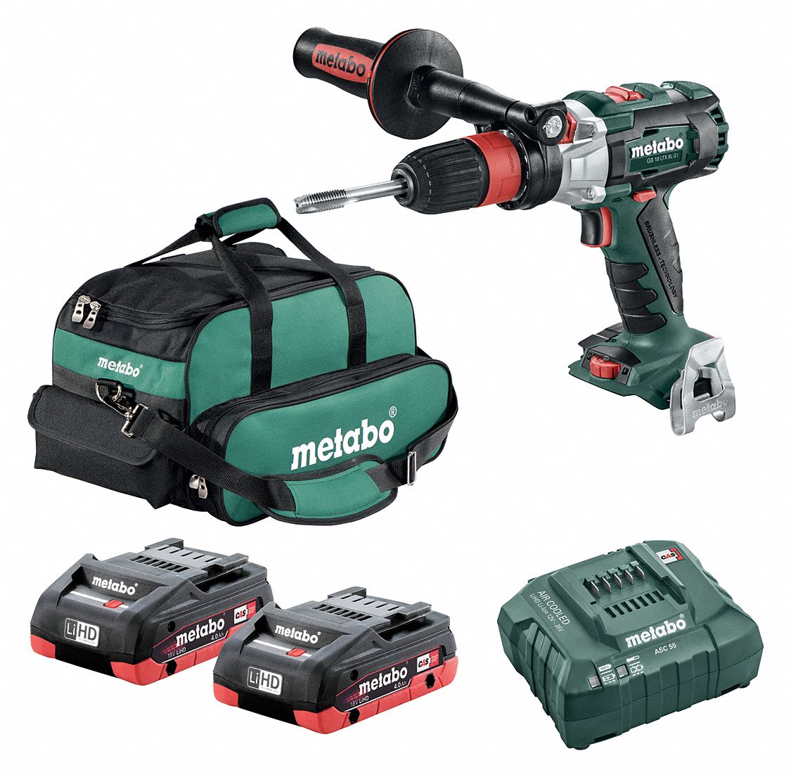METABO Drill, Cordless, 1850 RPM, 18V DC 347KY7603828890