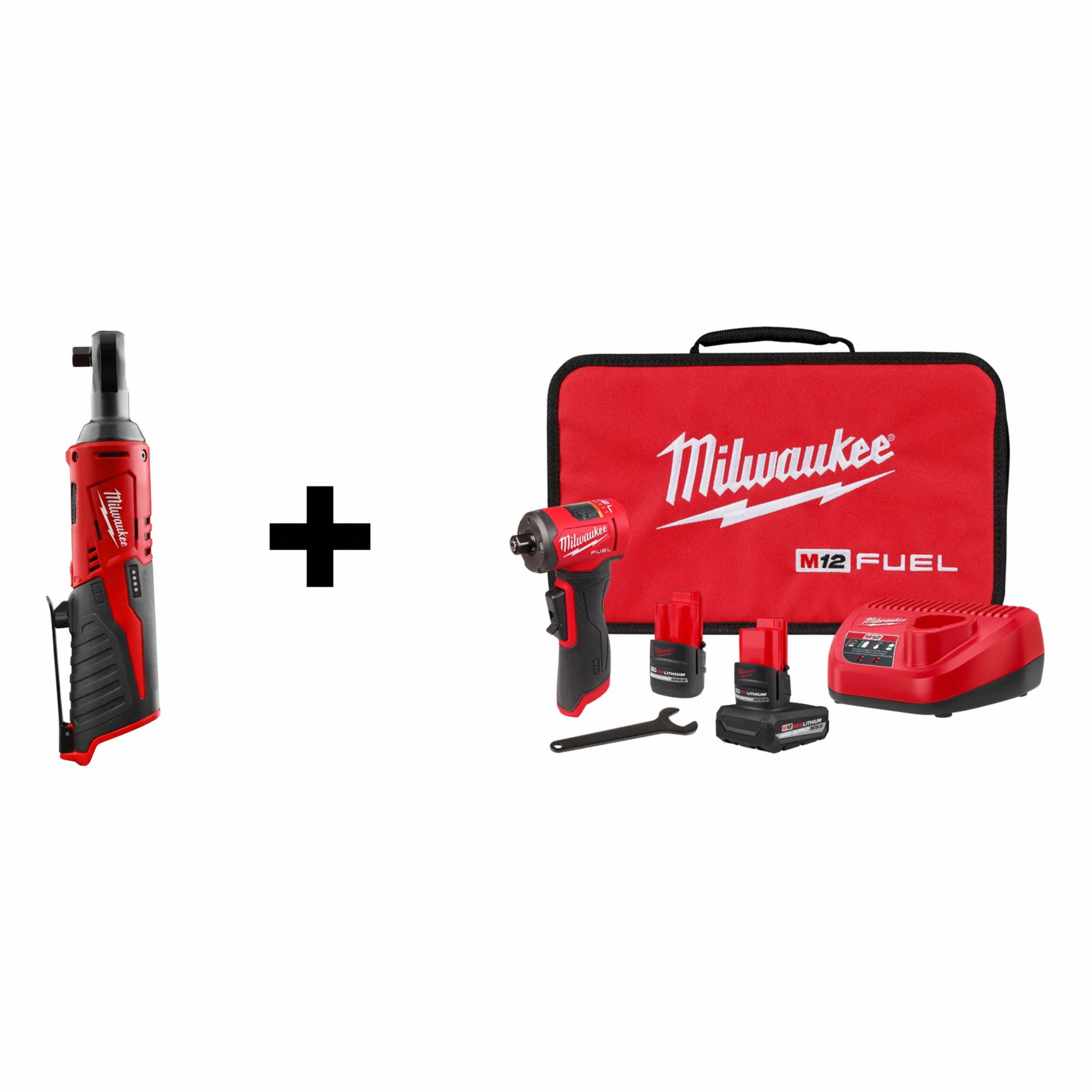 M12 FUEL Die Grinder Kit + M12 Ratchet