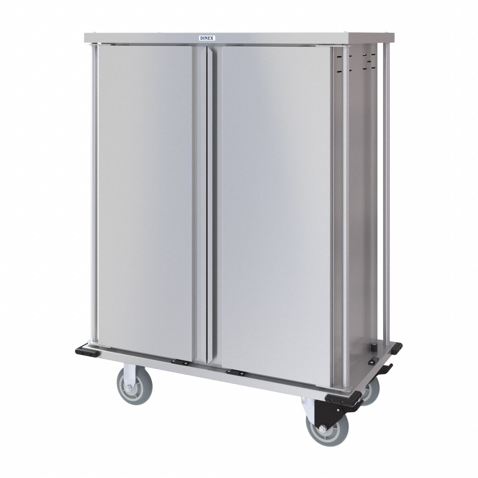 Meal Delivery Cart Silver S56 1/8 in H