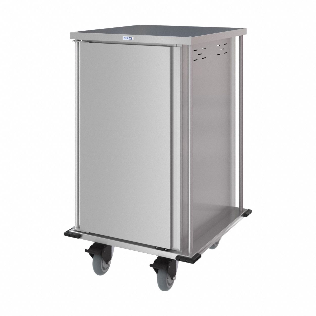 Meal Delivery Cart: 16 Trays, Non-Pass-Through, 1 Doors, Stainless Steel