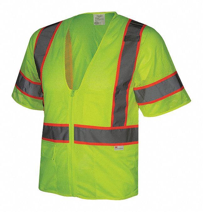 REFLECTIVE APPAREL FACTORY, ANSI Class 3, S, Safety Vest 348GH5RAF