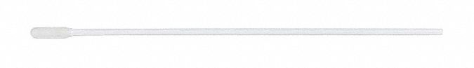 Sterile Foam Swab: 6 in Lg, Polystyrene, Single, Sterile, 1,000 PK