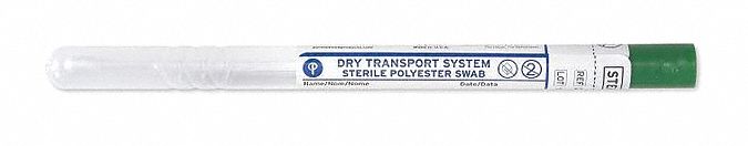 Polyester Tipped Applicator: 6 in Lg, Polystyrene, Single, Sterile, 500 PK