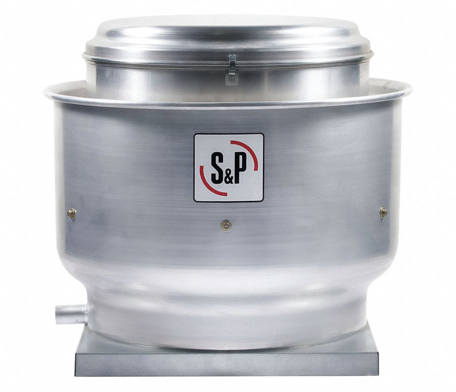 SOLER & PALAU Extractor,Techo,1725 rpm,1/2 HP,Fase 1 Ventiladores