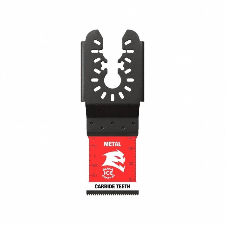 Oscillating Tool Blade: 1 1/2 in Blade Wd, 4 in Overall Lg, Carbide, 1 Pieces