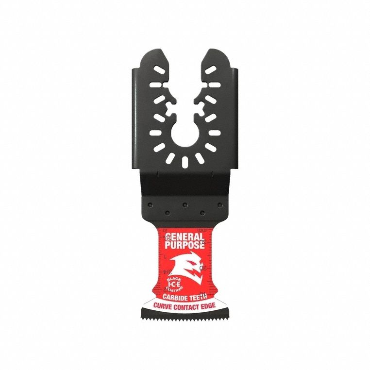 Oscillating Tool Blade: 1 1/2 in Blade Wd, 4 in Overall Lg, Carbide, 1 Pieces