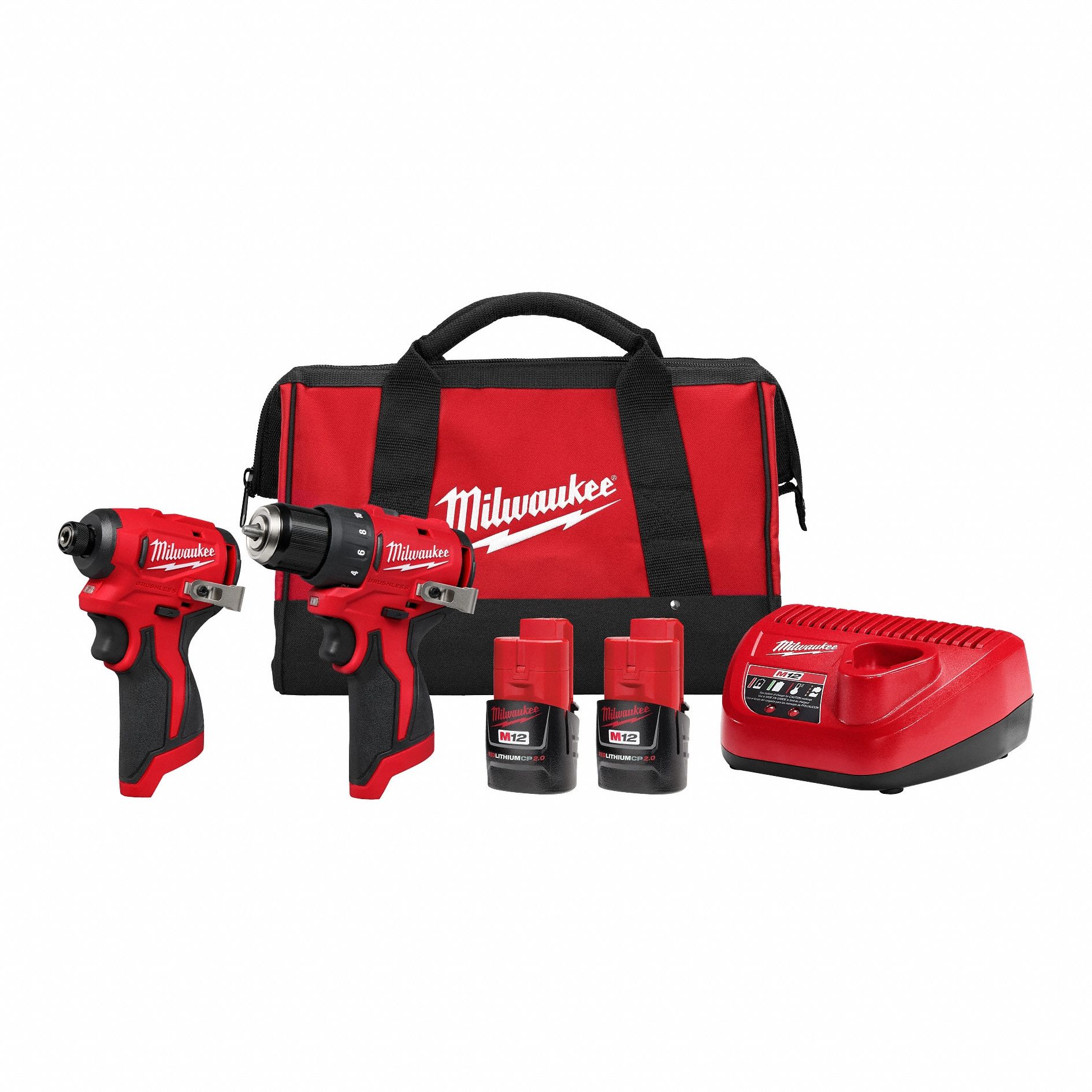 M12 SUBCOMPACT BRUSHLESS 2-TOOL COMBO KI