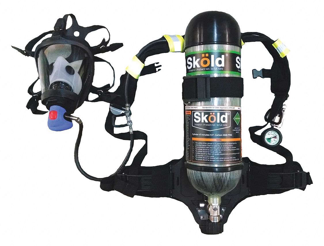 SKOLD SAFETY Equipo de Respiración Autónomo, Duración 60 min., Material ...