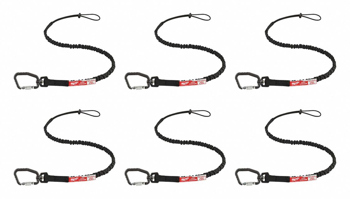 Tool Lanyard, 6 pk, 15 lb., 36-5/16" L