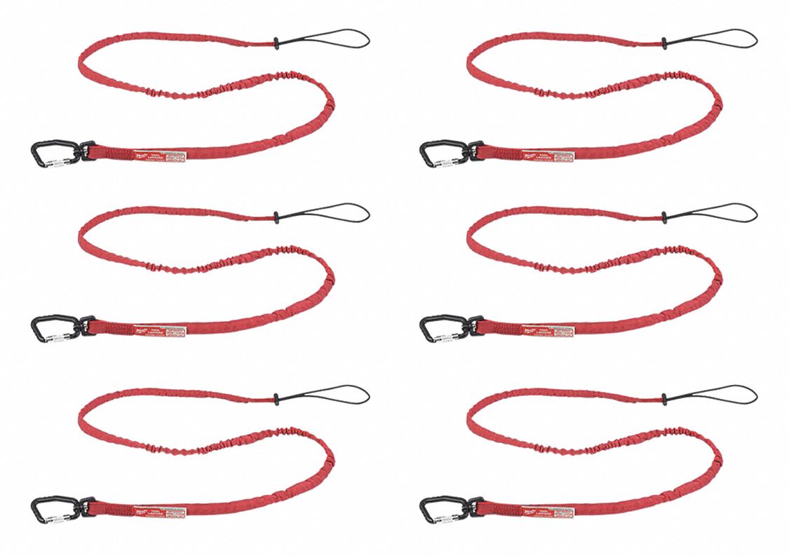 Tool Lanyard, 6 pk, 10 lb., 72" L
