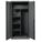 STORAGE CABINET, 48 IN X 18 IN X 78 IN, 4 SHELVES, SWING HANDLE/KEYED, 20 GA PANEL, ADJUSTABLE