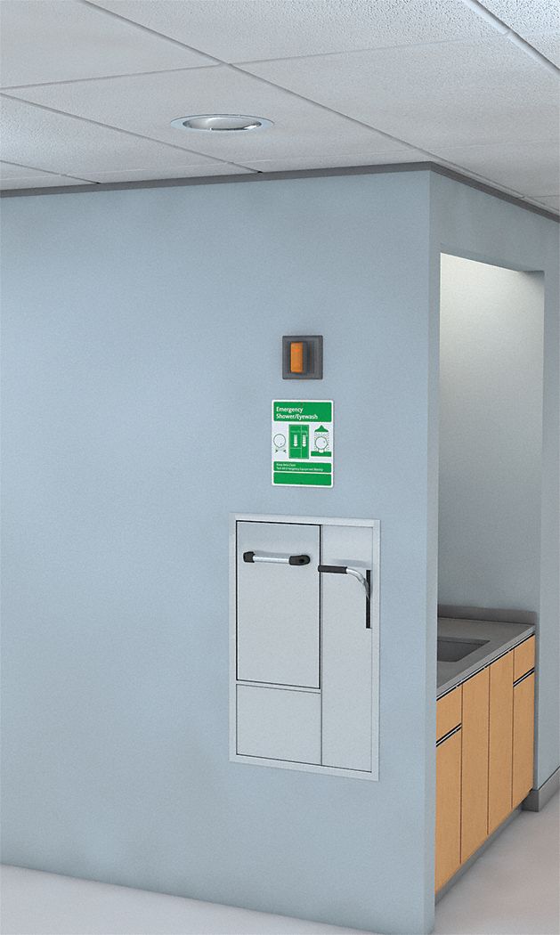 Shower Eyewash: Ceiling