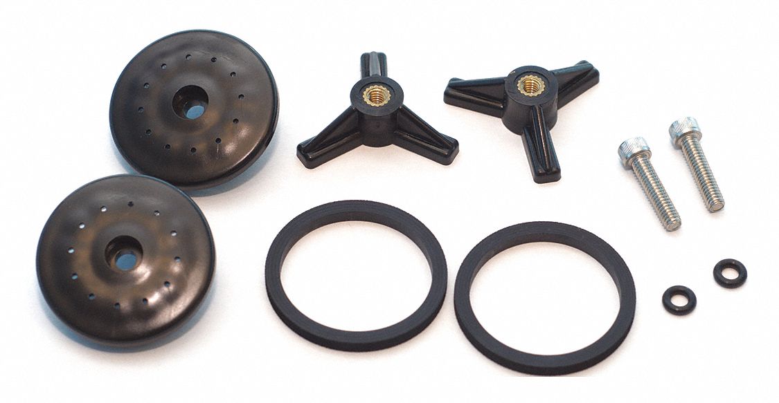 Spray Head Assembly: G1540SH, Compatible with Guardian, Plastic, Black, 2 PK