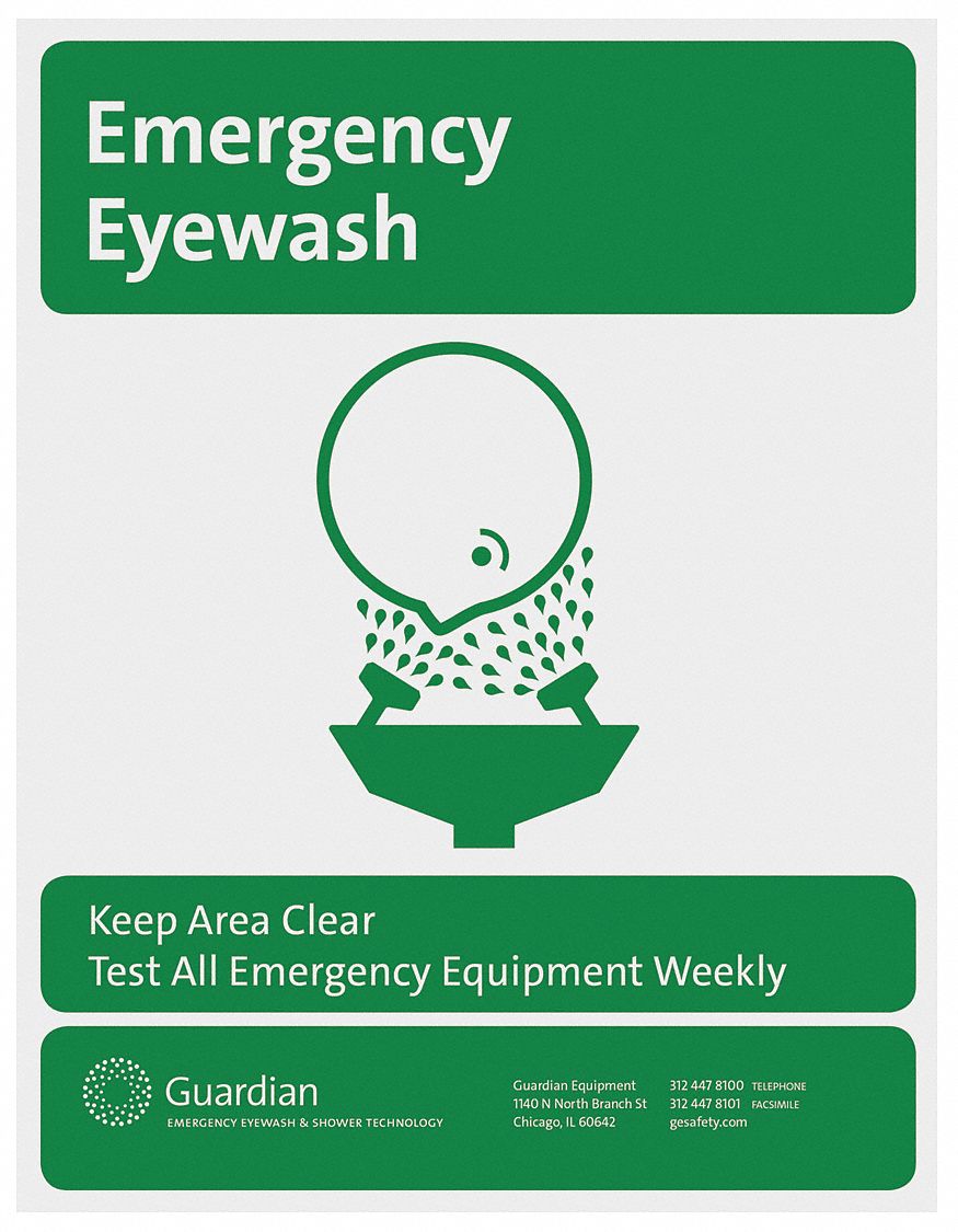 Emergency Sign, Green