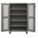 STORAGE CABINET, 48 X 24 X 78 IN, 4 ADJUSTABLE SHELVES, SWING HANDLE & PADLOCK HASP, LEGS