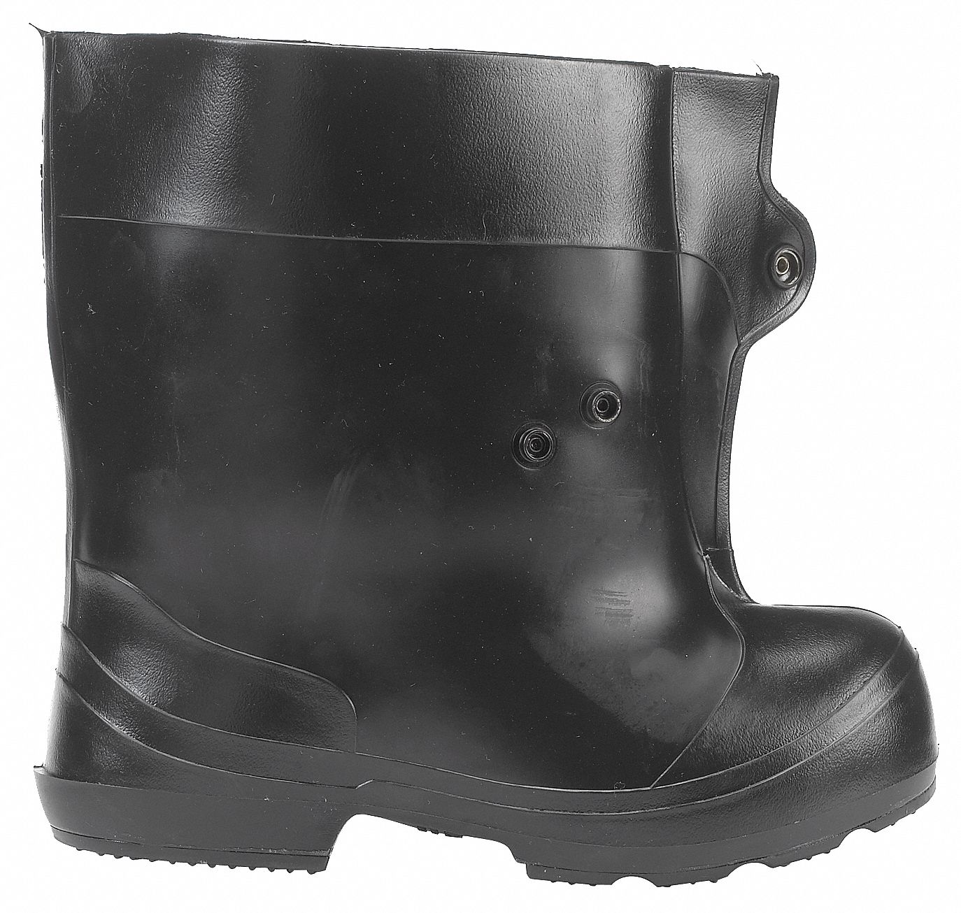 MEN'S GRITTED BOOTS, XXXL, SIZE 14 TO 15½, PVC, BLACK, 10 IN H, NON-CSA, MID-CALF