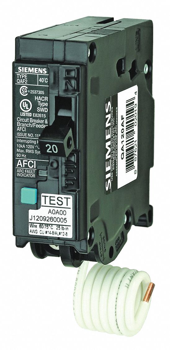 Siemens Twin Arc Fault Breaker Wiring Diagram