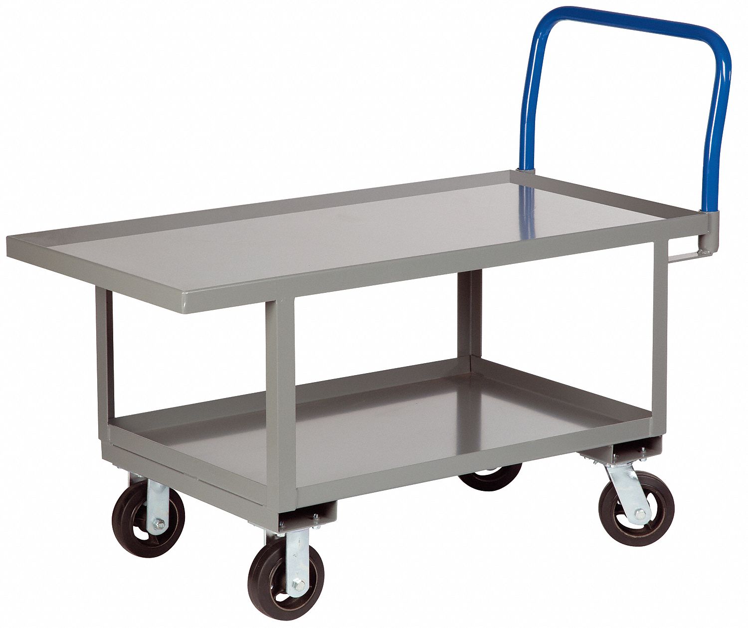 Work-Height Steel-Deck Platform Truck: 2, 000 lb Load Capacity, 48 in x 30 in x 26 in